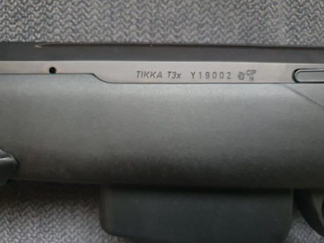VENDIDA.

Hola,
Vendo rifle cerrojo Tikka T3x Varmint  calibre 222rem. Nuevo, tiene 1semana, 100 disparos. 00