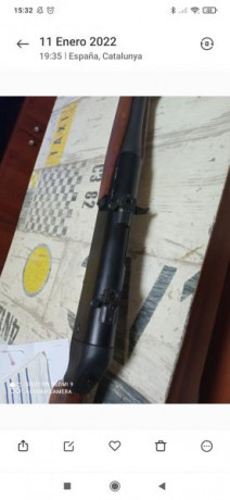Rifle Hanael con muy poco uso con monturas desmontables y visor  bushnell trofhi 1.5-6x44 está en Barcelona 12