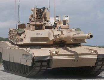 Mirad la foto:

Si, es el nuevo Abrams, llamado M1A2C; han hecho su trabajo con la protección activa. 110