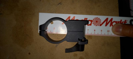 Vendo anillas warne tactical para visores de 30mm,ppara carril picatinny.estan como nuevas.80 euros puestas 00