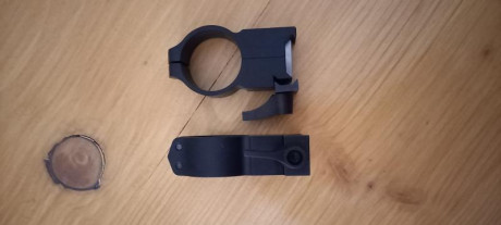 Vendo anillas warne tactical para visores de 30mm,ppara carril picatinny.estan como nuevas.80 euros puestas 22