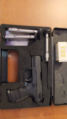 Se pone en venta este arma, walther P22. Nueva y sin uso. Saludos 02