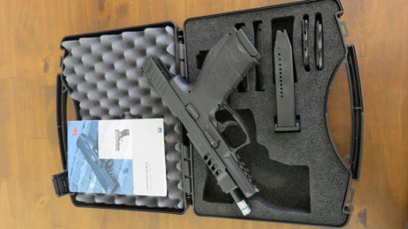 Vendo mi pistola HK SFP9L en perfectas condiciones la compre por capricho y no le doy uso, es el modelo 21