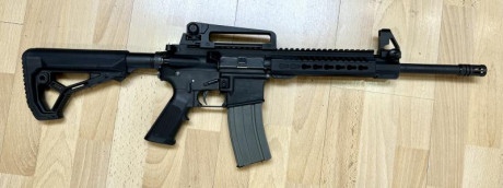 Vendo rifle AR15 cal. 222 de la marca Checa Luvo Arms modelo LA-15 Standard. Estado excelente, prácticamente 01