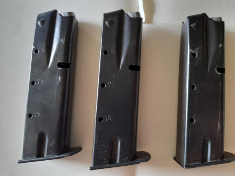 Cargadores pistola S&W 910 compatible con los modelos 915 y 5906,  (Vendidos) 
Cargadores pistola 70