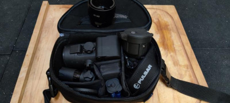 Vendo monocular nocturno digital Pulsar forward DN55 acoplable a visor con todos sus extras, 2 contenedores 02