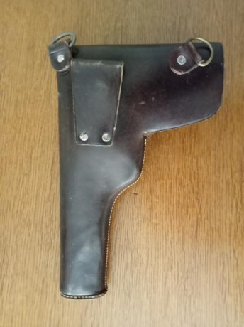 Muy buenas
Vendo ésta clásica funda en buen cuero. Adecuada para pistolas estilo 1911 ( Star A,..B,...Llama...etc, 10