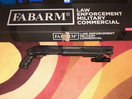 Hola a todos.
Vendo mi Fabarm Martial Sdass . Marcaje NATO. Recámara y cañón para Brenneke y postas.
La 00