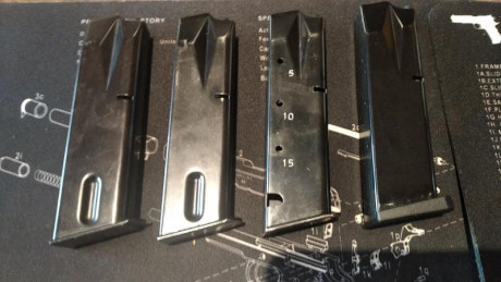 Muy buenas al foro. 
Como reza el tema del asunto, vendo cuatro cargadores para Beretta 92 en perfecto 00
