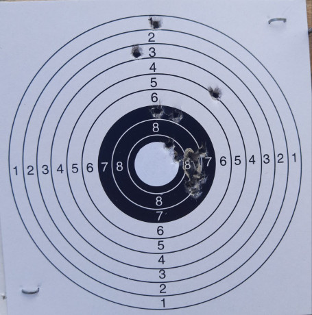 Bueno, para animar el foro un poco, propongo colgar fotos de dianas y arma usada para ello, pudiendo ser 11