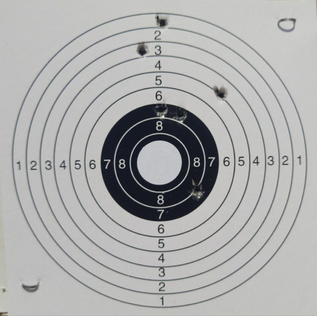 Bueno, para animar el foro un poco, propongo colgar fotos de dianas y arma usada para ello, pudiendo ser 10