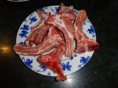 Hoy para comer acelgas hervidas y chuletón de vaca gallega vieja con seis semanas de maduración en cámara 30