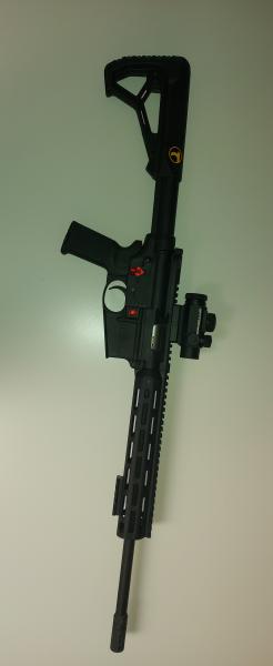 Buenos dias compañeros,

Por tener otro proyecto en mente pongo a la venta mi carabina mp15 22.

Poco 00