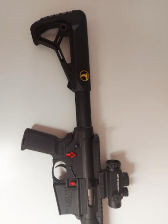 Buenos dias compañeros,

Por tener otro proyecto en mente pongo a la venta mi carabina mp15 22.

Poco 11