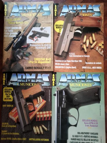 Vendo revista Armas y Municiones.
93 números entre el 36 y el 187 y algunos números extra.
Rebajado a 00