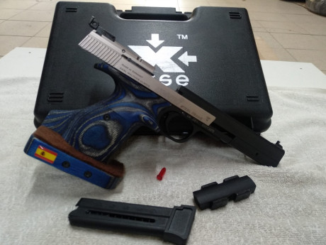 VENDIDA. Mi amigo Pedro vende esta pistola comprada el año 2021, sin apenas uso, con el contrapeso de 01