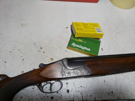 Como a estrenar. Por no usar 71 de cañón 3 y 1. Con funda jamonera.
Por rifle que me guste. 00