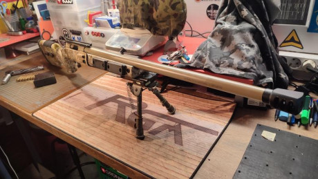 Vendo Sabatti US Tactical EVO del 6.5 x47 cañón de 26" 660 disparos y con libro de recarga. Por  01