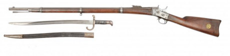 Vendo Rolling Block modelo Sueco/Danés 1867 en calibre 12.7x44R, que es una calibre 50.

Se trata de uno 00