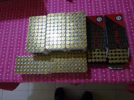 Muy buenas,
Vendo 500 vainas Geco del .357, 1 lote de 100 y otro de 400, 1 tiro, Tumbler y cajas originales.
75 01