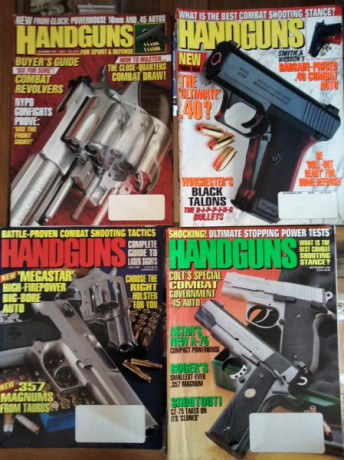 Revista Petersen's Handguns.
90 números entre Septiembre del 82 y Diciembre del 93
120€ REBAJADO A 60€ 10