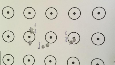 ¿Nos animamos a mostrar blancos de nuestros rifles de caza habituales? Con la munición que habitualmente 70