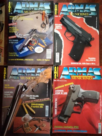 Vendo revista Armas y Municiones.
93 números entre el 36 y el 187 y algunos números extra.
Rebajado a 20
