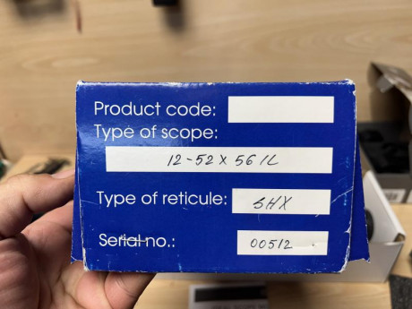 Ior Valdada Terminator. 12-52x56 . Corrección de 1/4 de moa, con marcas de las anillas y algún arañazo 11