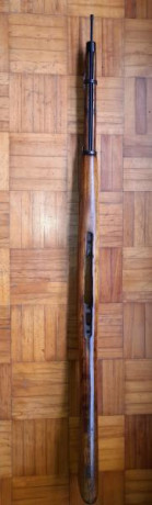 Vendo culata completa, con baqueta y herrajes de metal, para Mosin Nagant corto.   Vendida  10