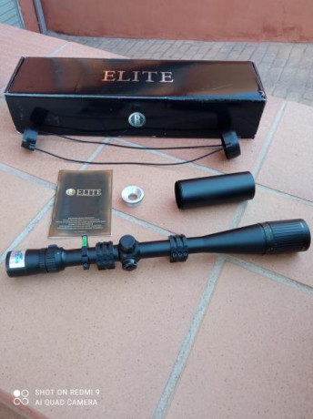 Vendo visor Bushnell Elite 8-32x40
Tubo de pulgada, control de paralaje, correcciones 1/8 moa, fabricado 00