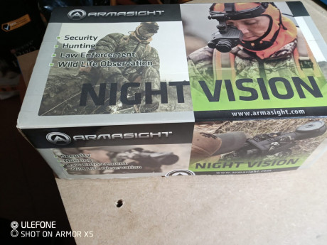 Buenas,
Vendo estos prismaticos de vision nocturna Armasight Spark-B IIt-Core 4 aumentos. En perfecto 00