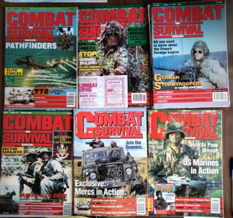 Excelente revista inglesa de lso años 90 con armas, conflicto, técnicas y tácticas de combate, supervicencia 10