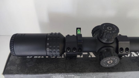 Visor vector óptics Sentinel 10-40x50

Usado para puesta a apunto y dos tiradas de fclass rimfire.
Vendo 00