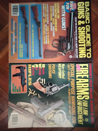 Revista Guns & Ammo.
81 números hasta Abril del 99.
Aparte incluyo algunos anuarios, números especiales 40