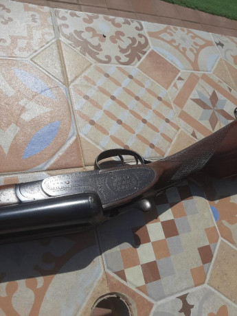 Vendo paralela marca J.A.M. (Luis arrizabalaga) con cañones cromados en su interior de 71 cm de una y 12