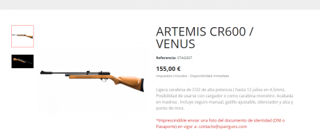 Estaba pensando en regalarme para navidades una carabina.
Y teniendo las limitaciones de tirar en casa, 150