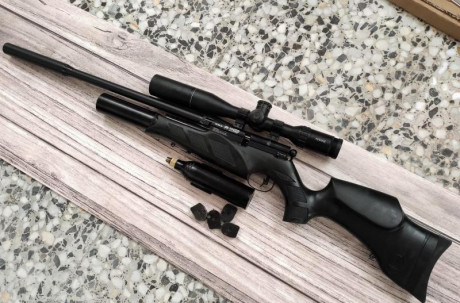 Para nuevo proyecto, voy a quitar algunas carabinas, entre ellas esta, es una BSA R10 SE Black, Calibre 00
