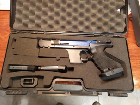 Vendo pistola Hammerli sp20, calibre 32, está en muy buen estado, regalo aguja percutora y caza vainas, 02