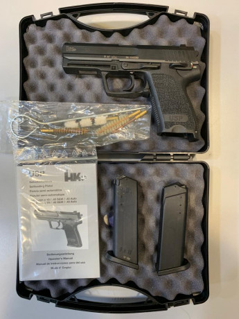 VENDO PISTOLA HK - USP modelo STANDARD en estado de REESTRENO.
Calibre 9 mm.
El arma no es mía,....es 00