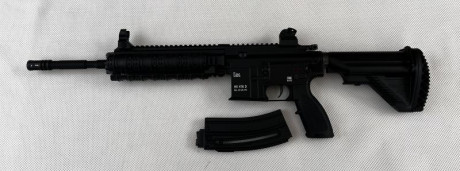 Buenas tardes compañeros,
Se pone a la venta 2 carabinas.

1) Carabina HK 416 D145RS 22LR.  Vendida. 
Único 01