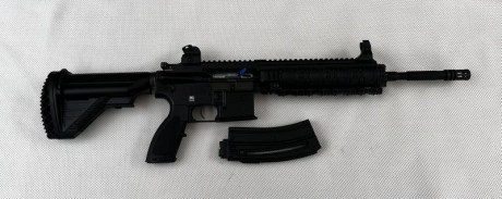 Buenas tardes compañeros,
Se pone a la venta 2 carabinas.

1) Carabina HK 416 D145RS 22LR.  Vendida. 
Único 00