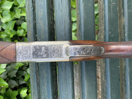 Hola, vendo escopeta calibre 12, choques 3 y 1, 71 cm de cañón y monogatillo.
Es un modelo de gran exclusidad 02