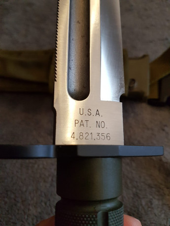 Vendo auténticas bayonetas M9A1 para el famoso fusil de asalto M16 americano. Las legendarias bayonetas 11