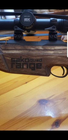 vendo rifle sako quad range 17 hmr en perfecto estado,con visor y bipode,en breve pòndre fotos,precio 12