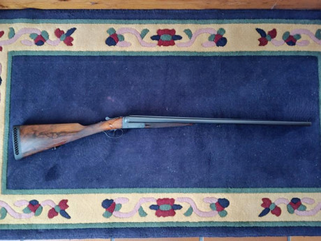 Vendo escopeta Brancqueart cal. 16/70 belga de lujo, aprox. años 1940. Estado impoluto, se ha conservado 02