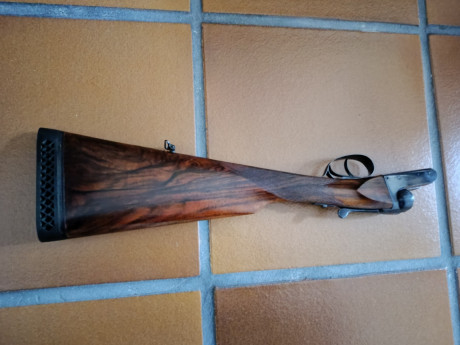 Vendo escopeta Brancqueart cal. 16/70 belga de lujo, aprox. años 1940. Estado impoluto, se ha conservado 01