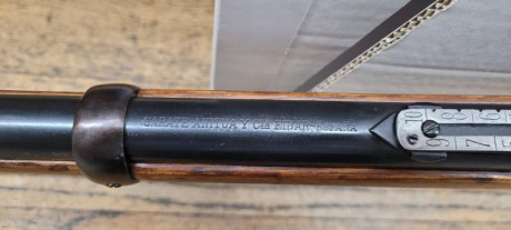 Vendo carabina Tigre del 44 40 Gárate, Anitua y Cia. Está en un estado excelente para sus años, anima 31