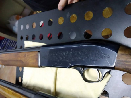 Se vende repetidora beretta 301, cañón de 71 cm, ánima 18.3, choke indica ** , pero el armero midió y 11