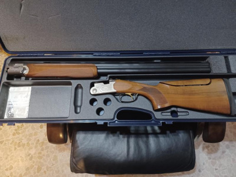 Vendo beretta silver pigeon trap con 75cm de cañon, de 1* y 2* fijas con su maletín original rígido de 01