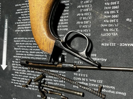 Se venden todas las piezas de un Uberti 1873 a escepcion del tambor,cañón y armazón. Precio 100€ 00